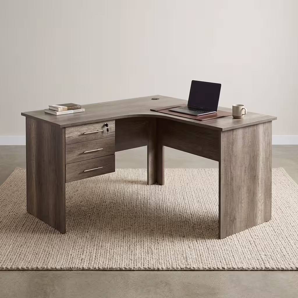 1200mm L-shaped office desk