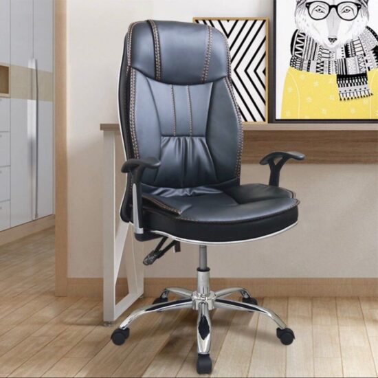 Executive Office Leather Chair with premium upholstery and ergonomic professional design.