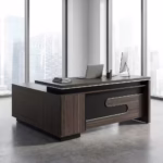 1.6M Executive Office Desk design and storage cabinets