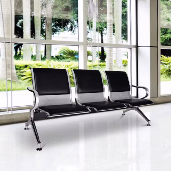 3 Link Padded Waiting Bench