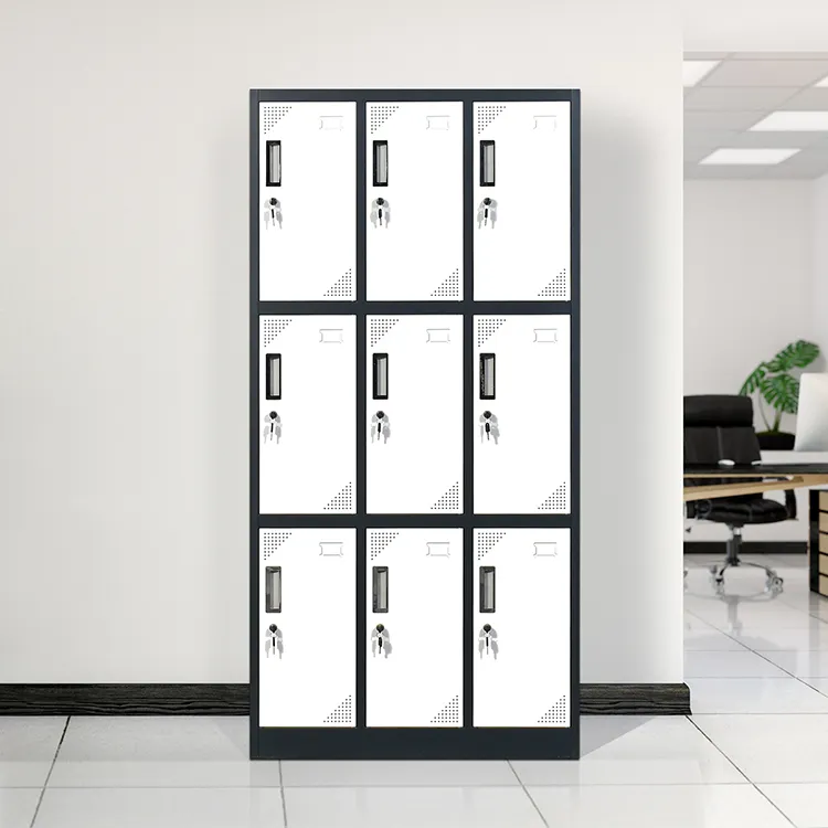 9 Door Steel Locker Cabinet