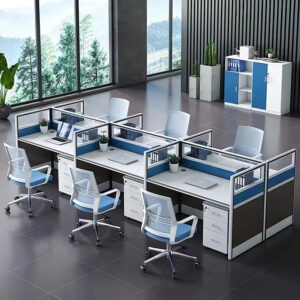6 Way Office Workstation