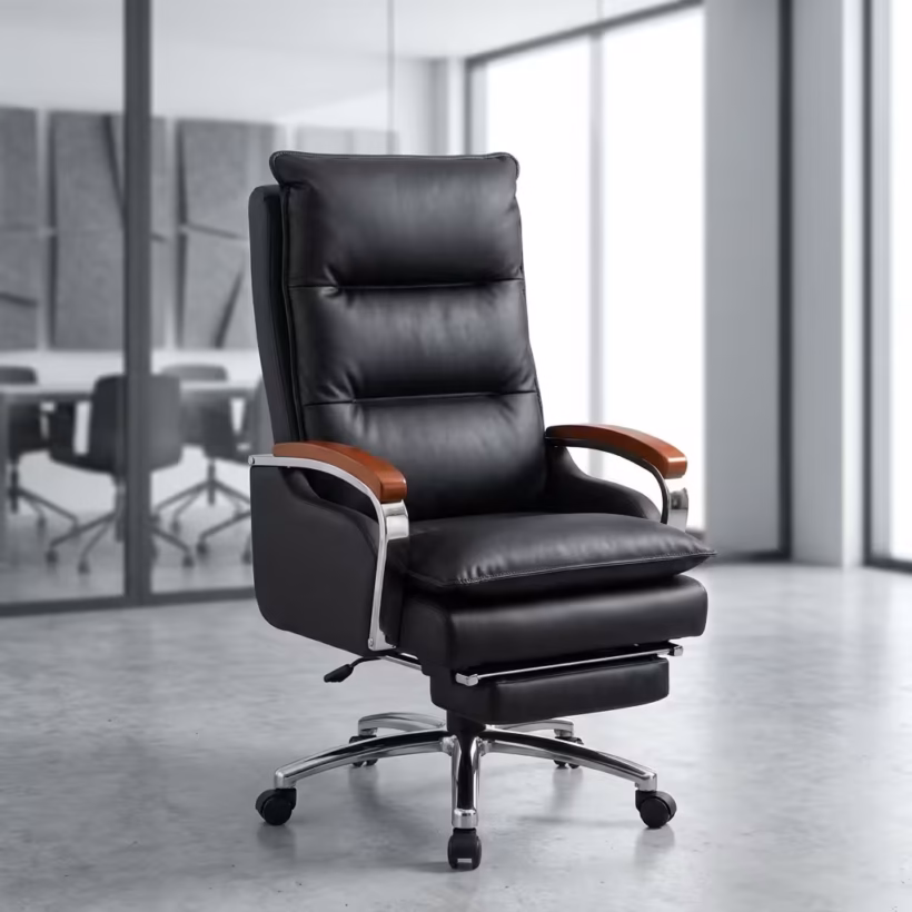 Ergonomic Leather Executive Chair