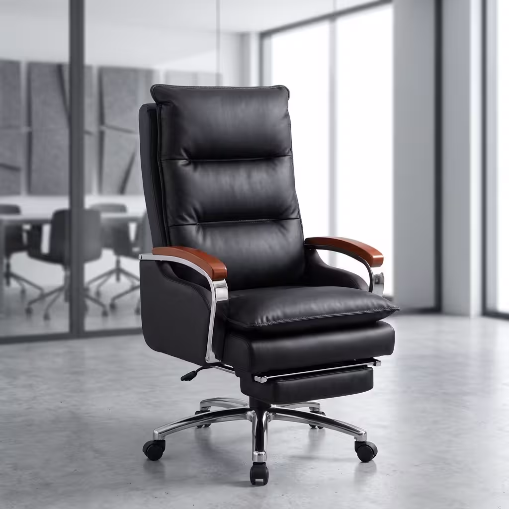 Ergonomic Leather Executive Chair