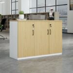 3-Door Wooden Office Cabinet