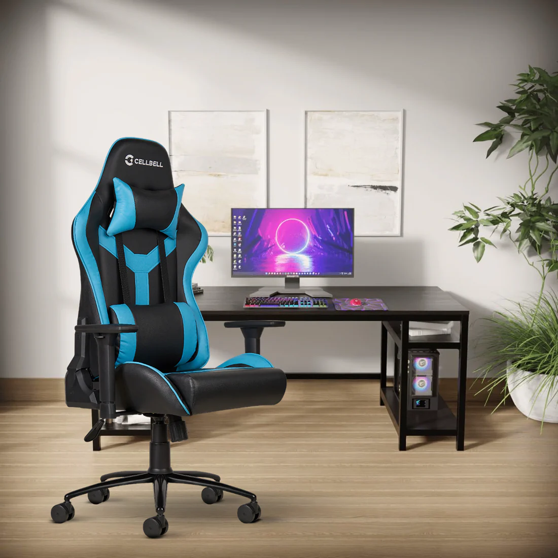 Ergonomic Leather Gaming Chair