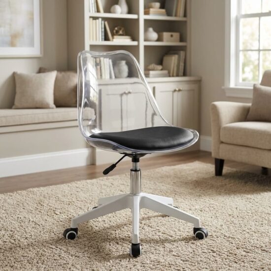 Modern Design Acrylic Swivel Chair