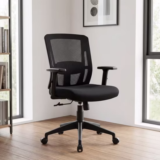 Ergonomic Mesh Office Chair with adjustable lumbar support and breathable mesh backrest