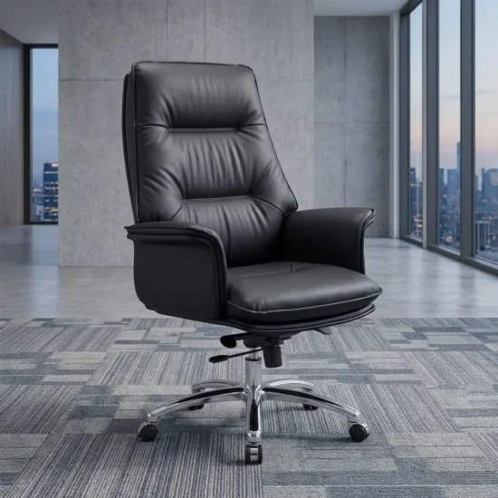 Ergonomic Leather Office Chair