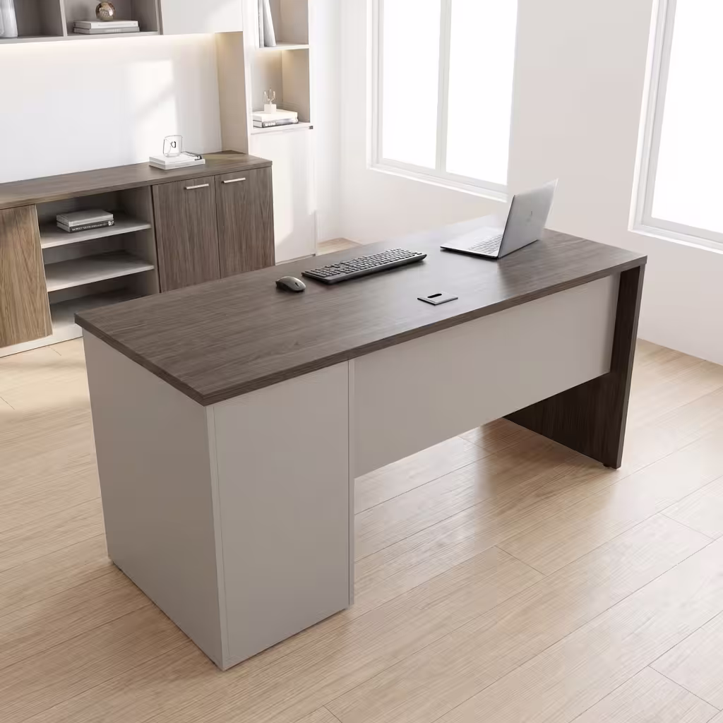 1.4M Executive Office Desk with modern wooden finish and spacious tabletop