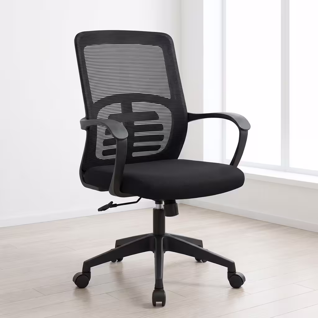 Mid-Back Executive Office Chair with padded seat and swivel base