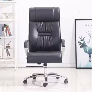 High-Back Leather Executive Chair with ergonomic design and adjustable features