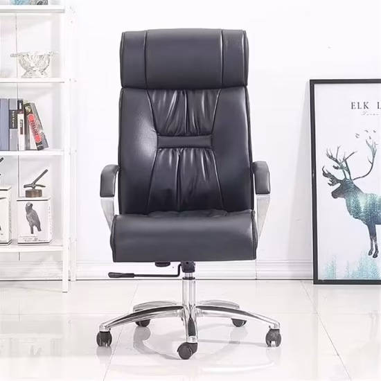 High-Back Leather Executive Chair with ergonomic design and adjustable features