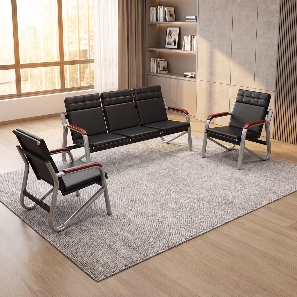 5-Seater Office Sofa Set for reception and office spaces