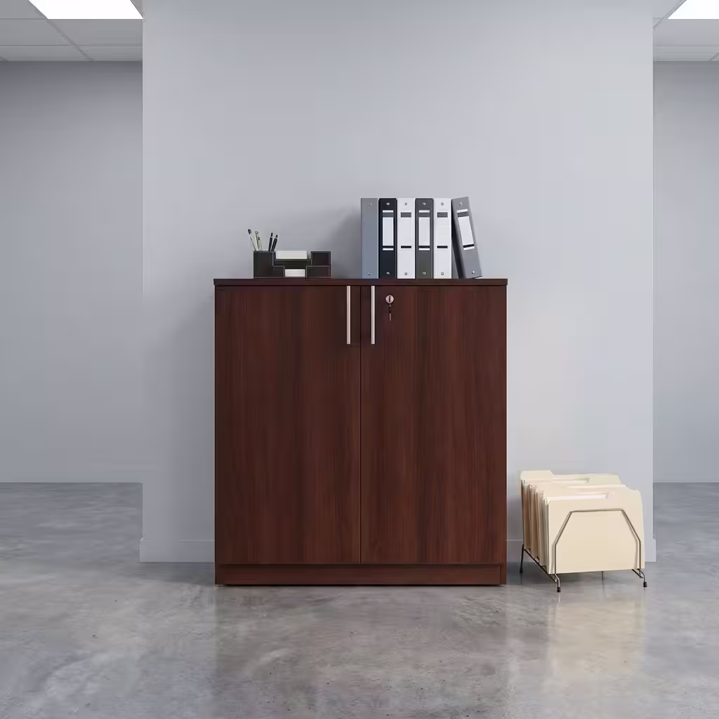 2-Door Wooden Credenza for office and home storage
