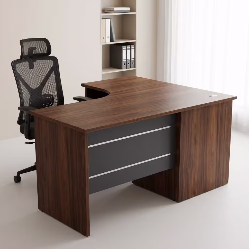 1.4M Curved Executive Desk