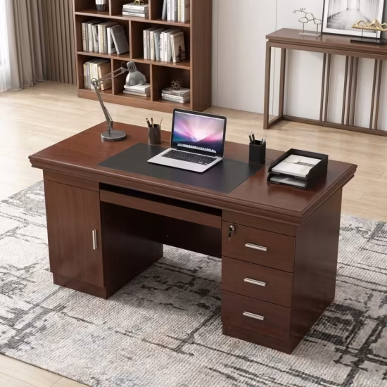 1200mm Executive Office Desk with drawers and modern design in a professional office setup