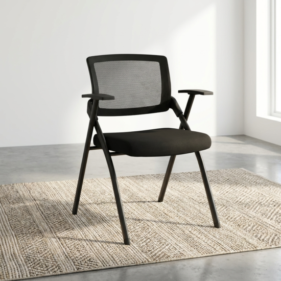 Foldable Training Chair Without Arms with ergonomic seating and durable foldable frame