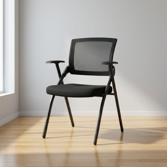 Foldable Training Chair Without Arms with ergonomic seating and durable foldable frame