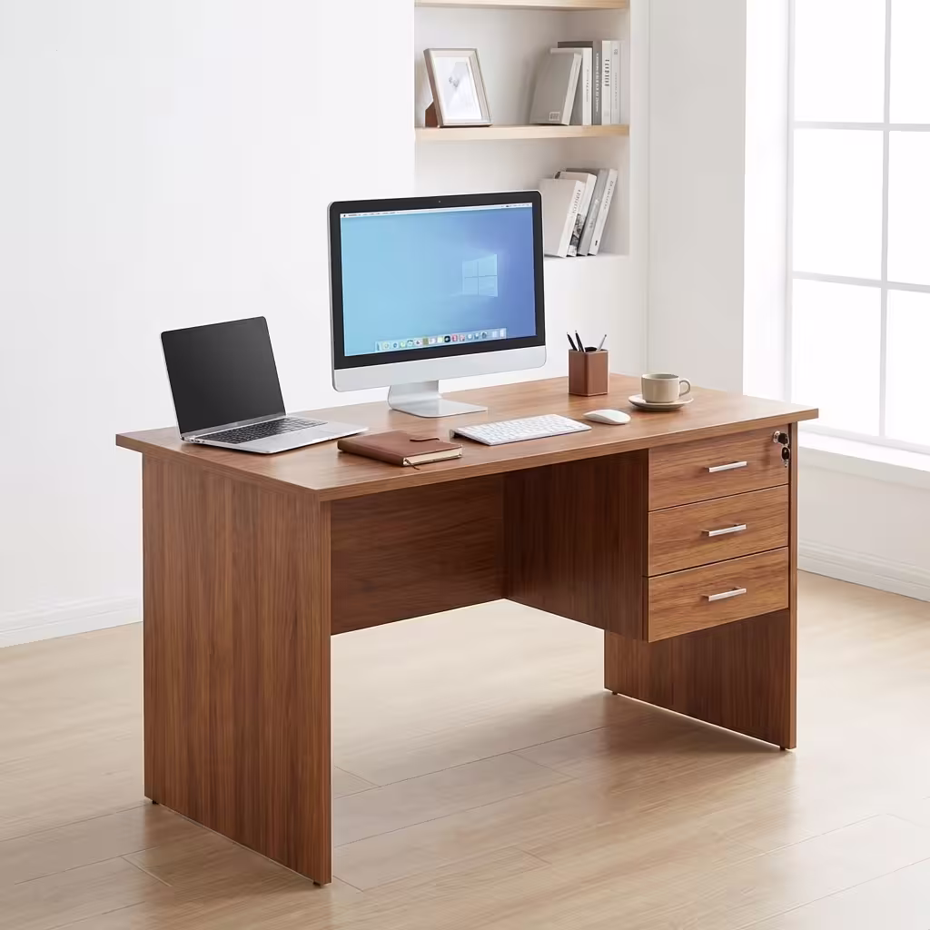 1.2M Office / Home Table with USB fast charging ports, spacious desktop, modern minimalist design for office and home use
