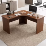 1.2M Curved Office Desk modern workstation with spacious surface, ergonomic curved design, and executive office finish