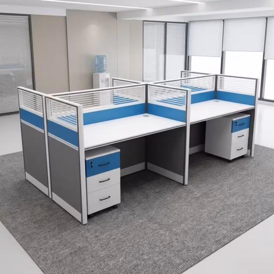 4-Seater Office Working Station
