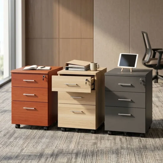 3-Drawer Mobile Pedestal
